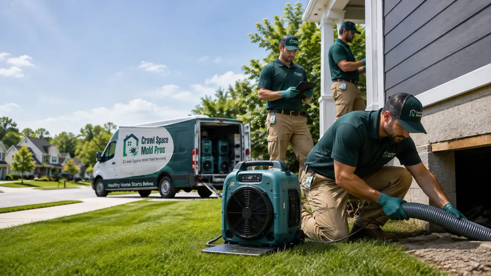 Crawl Space Mold Removal in Brielle, NJ